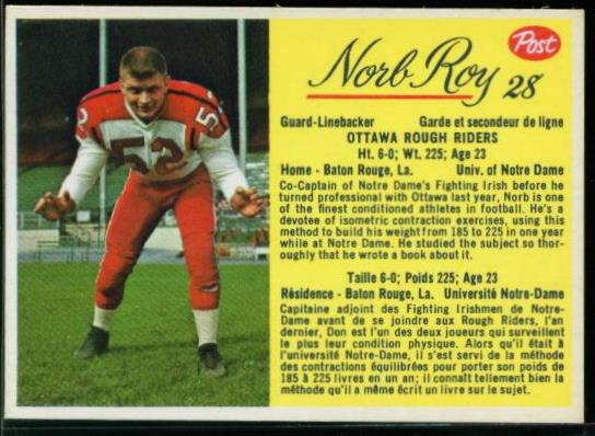 28 Norb Roy